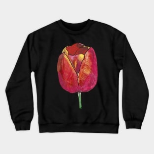 Red Tulip Crewneck Sweatshirt